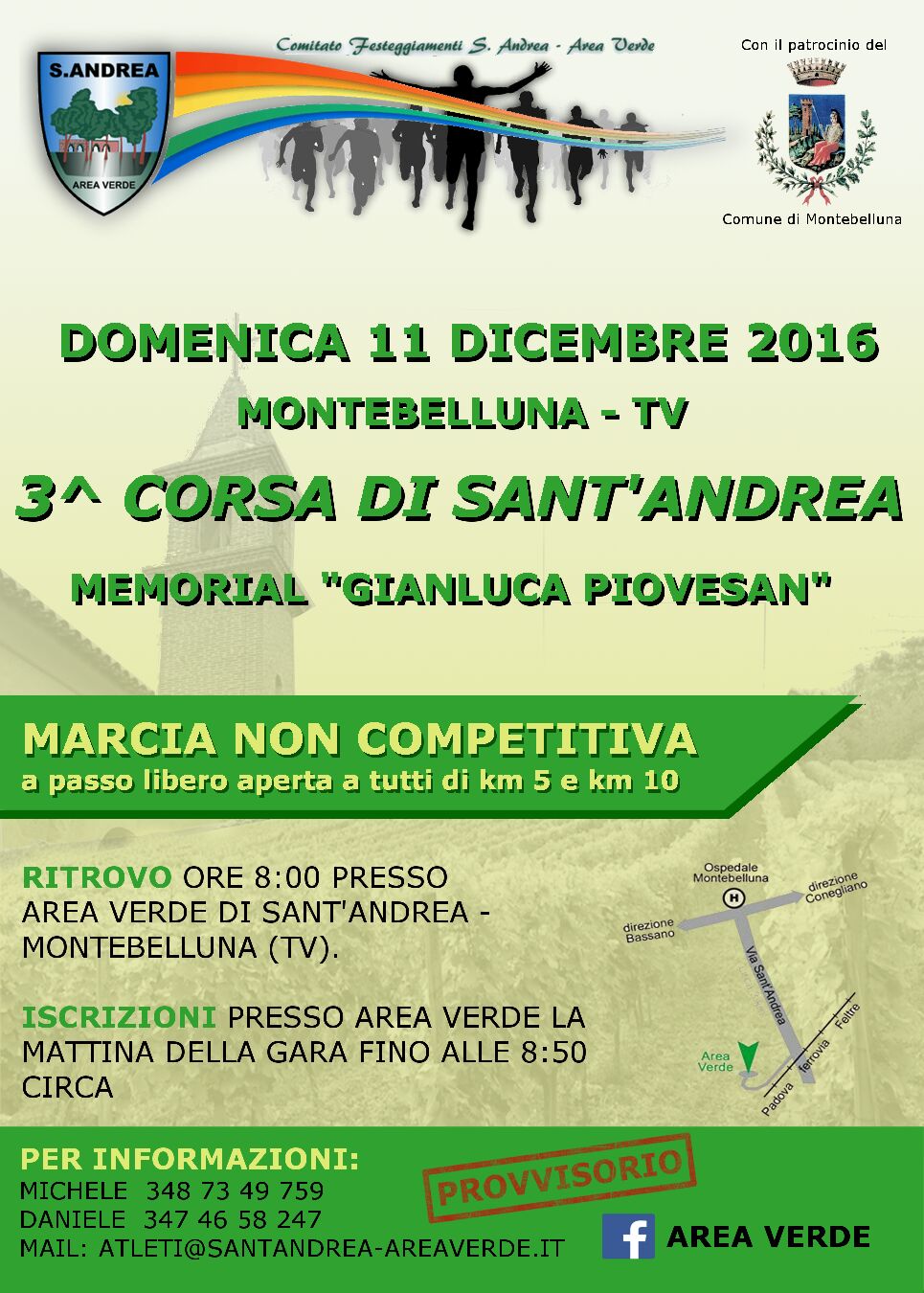 Corsa di S.Andrea 2016 - Memorial Gianluca Piovesan